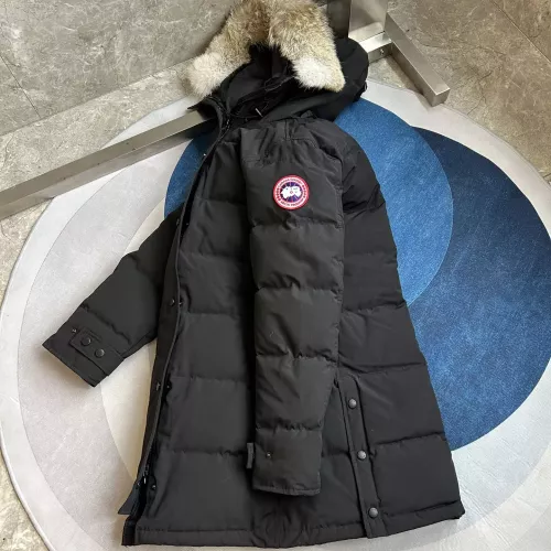 Replica Canada Goose Down Feather Coat Long Sleeved For Women #1374634 $160.00 USD for Wholesale