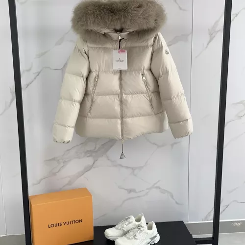 Moncler Down Feather Coat Long Sleeved For Women #1374686 $182.00 USD, Wholesale Replica Moncler Down Feather Coat