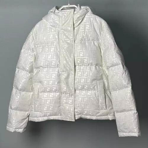 Replica Fendi Down Feather Coat Long Sleeved For Unisex #1374702 $170.00 USD for Wholesale