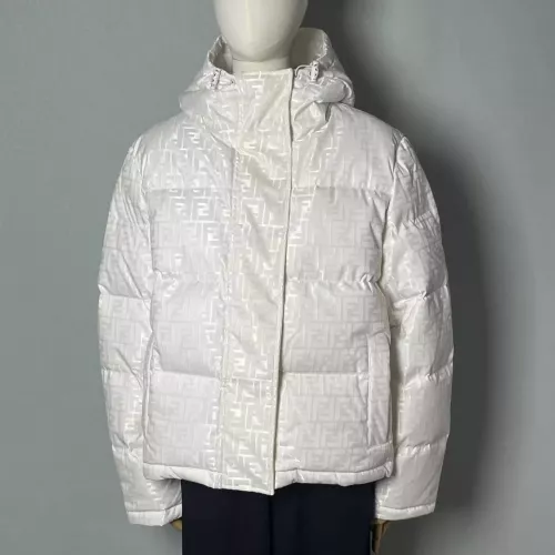Replica Fendi Down Feather Coat Long Sleeved For Unisex #1374702 $170.00 USD for Wholesale