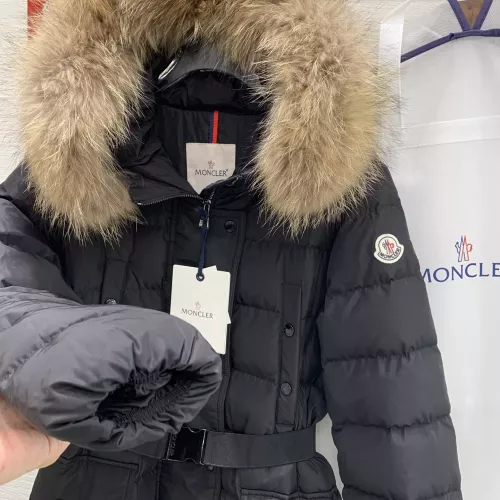 Replica Moncler Down Feather Coat Long Sleeved For Women #1374716 $202.00 USD for Wholesale