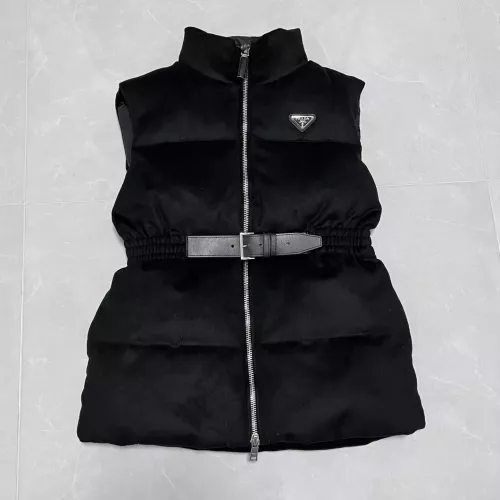 Prada Down Feather Coat Sleeveless For Women #1374767 $170.00 USD, Wholesale Replica Prada Down Feather Coat