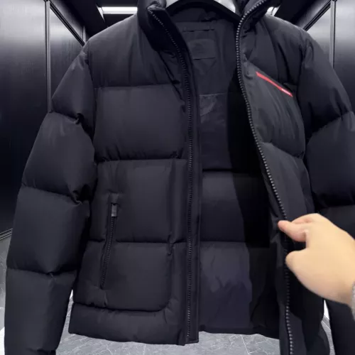 Replica Prada Down Feather Coat Long Sleeved For Men #1374774 $235.00 USD for Wholesale
