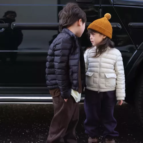 Replica Moncler Down Feather Coat For Kids Long Sleeved For Kids #1374775 $132.00 USD for Wholesale