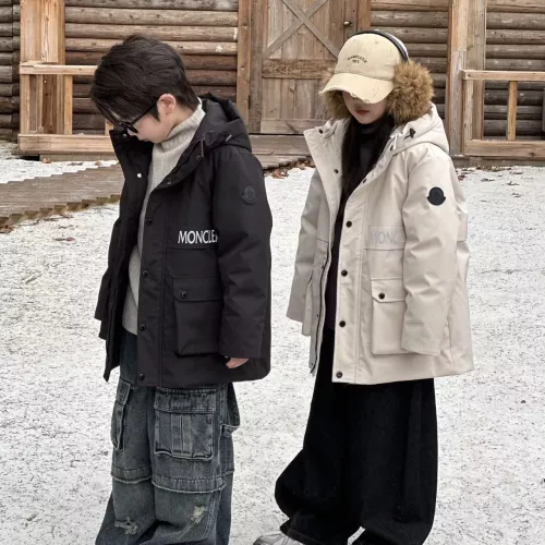 Replica Moncler Down Feather Coat Long Sleeved For Kids #1374787 $132.00 USD for Wholesale