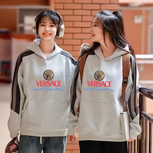 Replica Versace Hoodies Long Sleeved For Men #1374833 $52.00 USD for Wholesale