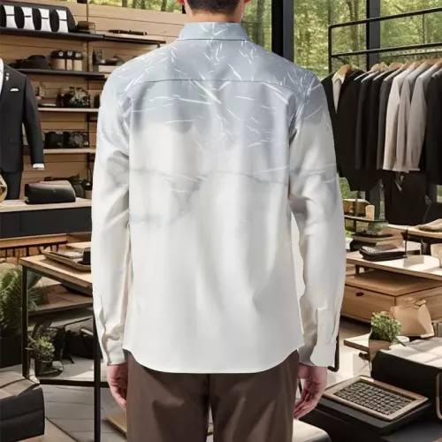 Replica Prada Shirts Long Sleeved For Men #1374901 $56.00 USD for Wholesale