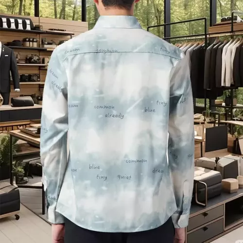 Replica Prada Shirts Long Sleeved For Men #1374908 $56.00 USD for Wholesale