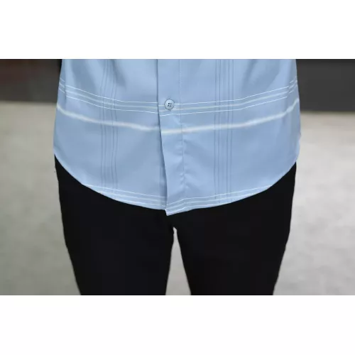 Replica Burberry Shirts Long Sleeved For Men #1374922 $56.00 USD for Wholesale