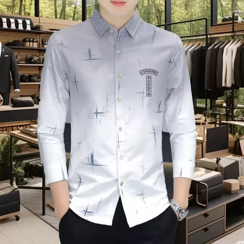 Chrome Hearts Shirts Long Sleeved For Men #1374933 $56.00 USD, Wholesale Replica Chrome Hearts Shirts