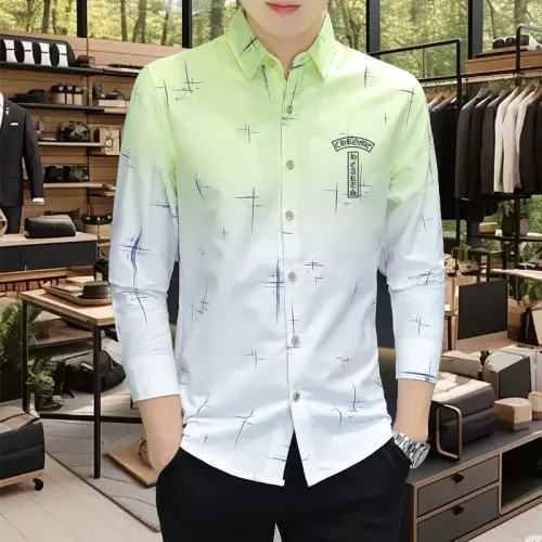 Chrome Hearts Shirts Long Sleeved For Men #1374934 $56.00 USD, Wholesale Replica Chrome Hearts Shirts