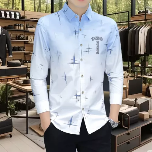 Chrome Hearts Shirts Long Sleeved For Men #1374935 $56.00 USD, Wholesale Replica Chrome Hearts Shirts