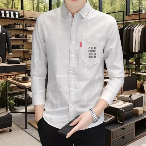 Chrome Hearts Shirts Long Sleeved For Men #1374936 $56.00 USD, Wholesale Replica Chrome Hearts Shirts