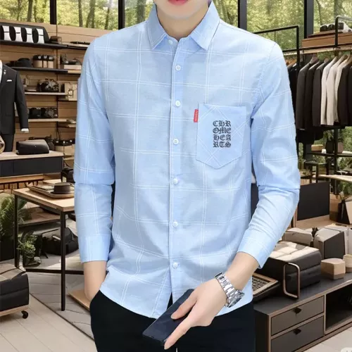 Chrome Hearts Shirts Long Sleeved For Men #1374937 $56.00 USD, Wholesale Replica Chrome Hearts Shirts