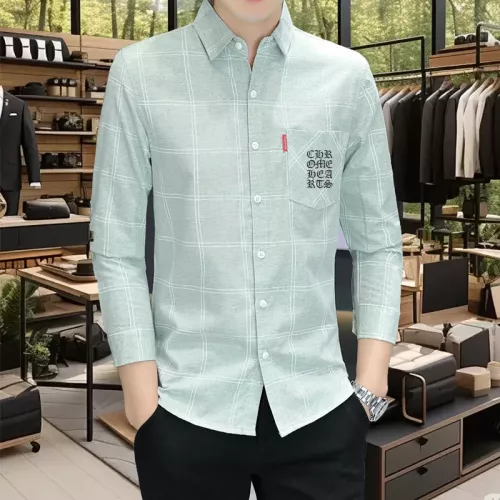 Chrome Hearts Shirts Long Sleeved For Men #1374938 $56.00 USD, Wholesale Replica Chrome Hearts Shirts
