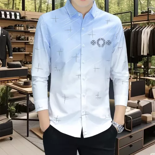 Chrome Hearts Shirts Long Sleeved For Men #1374940 $56.00 USD, Wholesale Replica Chrome Hearts Shirts