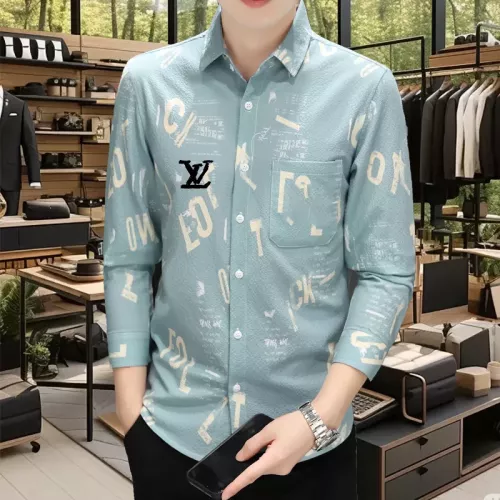 Replica Louis Vuitton LV Shirts Long Sleeved For Men #1374942 $56.00 USD for Wholesale