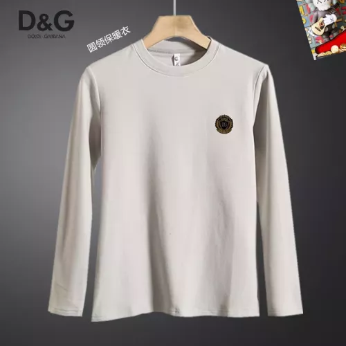 Dolce &amp; Gabbana D&amp;G T-Shirts Long Sleeved For Men #1375551 $40.00 USD, Wholesale Replica Dolce &amp; Gabbana D&amp;G T-Shirts