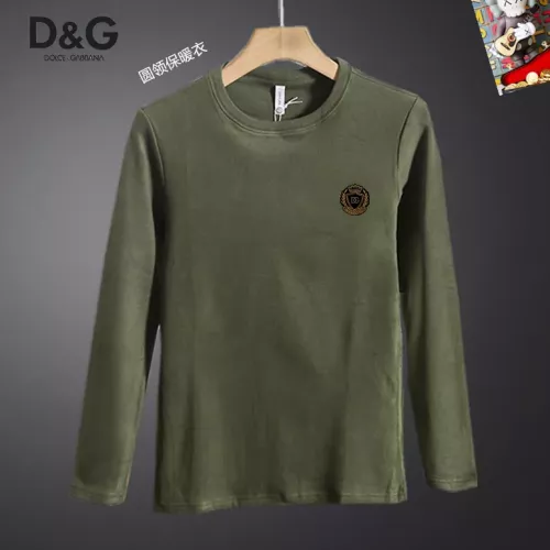 Dolce &amp; Gabbana D&amp;G T-Shirts Long Sleeved For Men #1375553 $40.00 USD, Wholesale Replica Dolce &amp; Gabbana D&amp;G T-Shirts