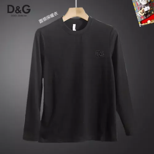 Dolce &amp; Gabbana D&amp;G T-Shirts Long Sleeved For Men #1375634 $40.00 USD, Wholesale Replica Dolce &amp; Gabbana D&amp;G T-Shirts