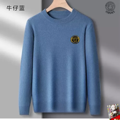 Versace Sweaters Long Sleeved For Men #1375774 $42.00 USD, Wholesale Replica Versace Sweaters