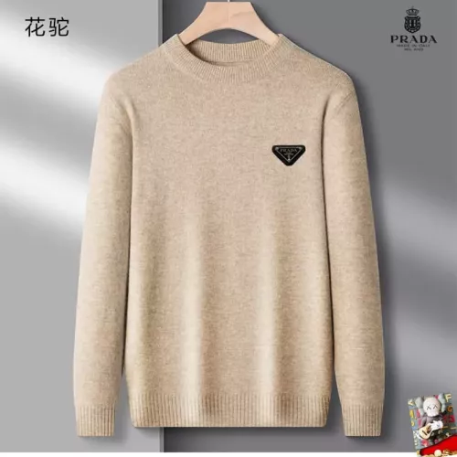 Prada Sweaters Long Sleeved For Men #1375807 $42.00 USD, Wholesale Replica Prada Sweaters