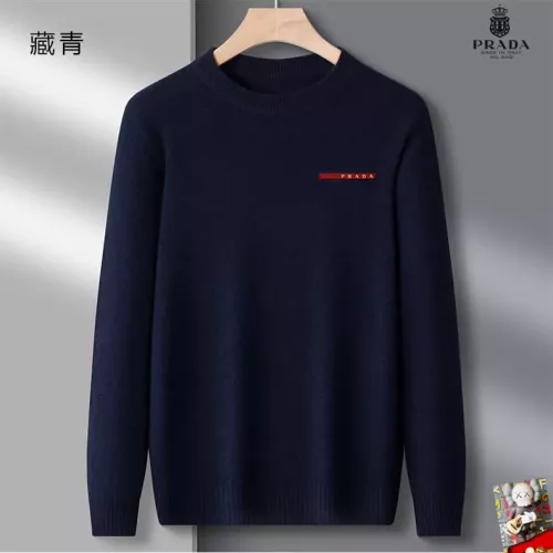 Prada Sweaters Long Sleeved For Men #1375822 $42.00 USD, Wholesale Replica Prada Sweaters