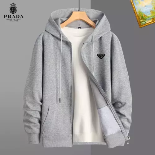 Prada Hoodies Long Sleeved For Men #1375843 $42.00 USD, Wholesale Replica Prada Hoodies
