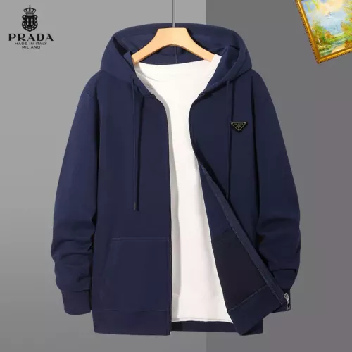 Prada Hoodies Long Sleeved For Men #1375846 $42.00 USD, Wholesale Replica Prada Hoodies
