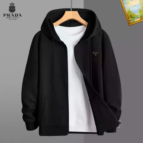 Prada Hoodies Long Sleeved For Men #1375847 $42.00 USD, Wholesale Replica Prada Hoodies