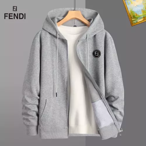 Fendi Hoodies Long Sleeved For Men #1375868 $42.00 USD, Wholesale Replica Fendi Hoodies