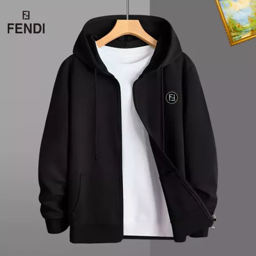 Fendi Hoodies Long Sleeved For Men #1375872 $42.00 USD, Wholesale Replica Fendi Hoodies