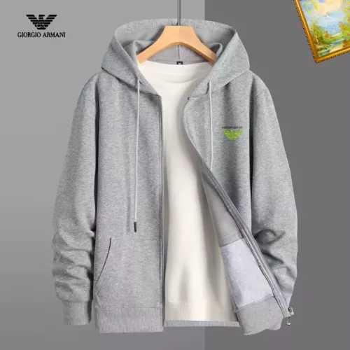 Armani Hoodies Long Sleeved For Men #1375883 $42.00 USD, Wholesale Replica Armani Hoodies