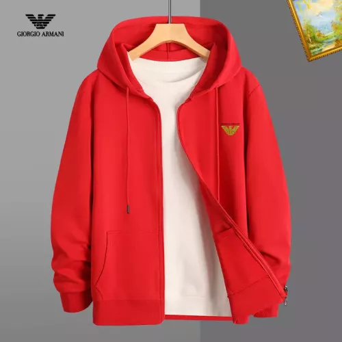 Armani Hoodies Long Sleeved For Men #1375884 $42.00 USD, Wholesale Replica Armani Hoodies