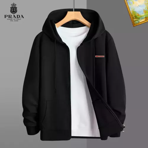 Prada Hoodies Long Sleeved For Men #1375942 $42.00 USD, Wholesale Replica Prada Hoodies