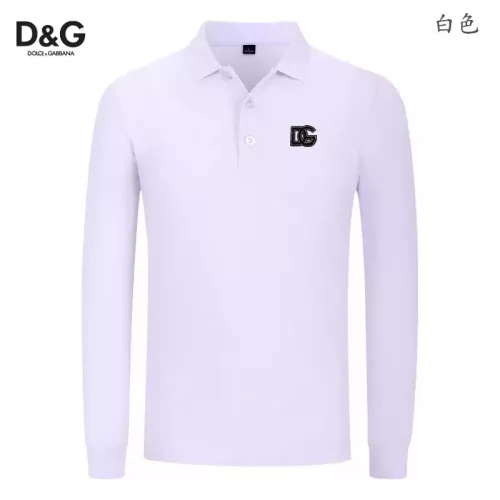 Dolce &amp; Gabbana D&amp;G T-Shirts Long Sleeved For Men #1376004 $40.00 USD, Wholesale Replica Dolce &amp; Gabbana D&amp;G T-Shirts