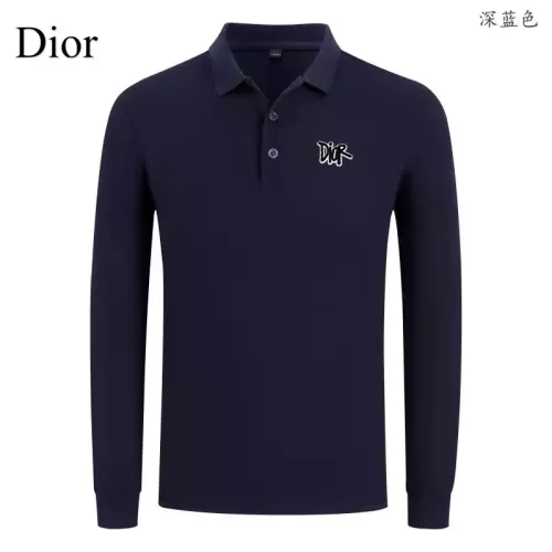 Christian Dior T-Shirts Long Sleeved For Men #1376024 $40.00 USD, Wholesale Replica Christian Dior T-Shirts