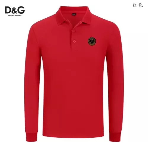 Dolce &amp; Gabbana D&amp;G T-Shirts Long Sleeved For Men #1376044 $40.00 USD, Wholesale Replica Dolce &amp; Gabbana D&amp;G T-Shirts