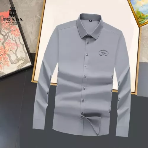 Prada Shirts Long Sleeved For Unisex #1376095 $40.00 USD, Wholesale Replica Prada Shirts