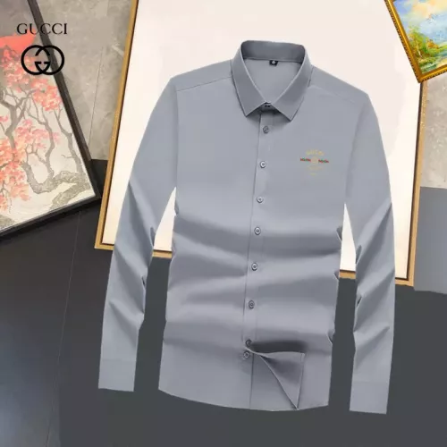 Gucci Shirts Long Sleeved For Unisex #1376137 $40.00 USD, Wholesale Replica Gucci Shirts
