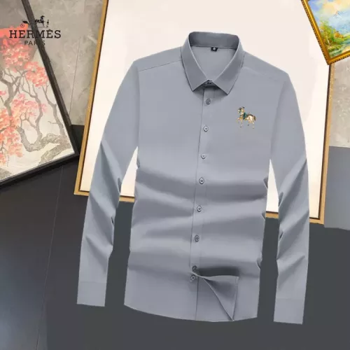 Hermes Shirts Long Sleeved For Unisex #1376186 $40.00 USD, Wholesale Replica Hermes Shirts