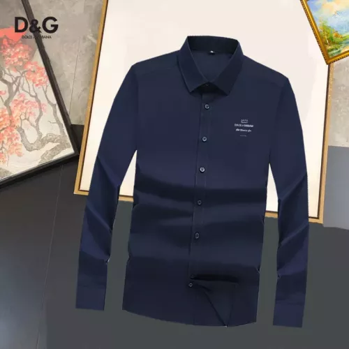 Dolce &amp; Gabbana D&amp;G Shirts Long Sleeved For Unisex #1376193 $40.00 USD, Wholesale Replica Dolce &amp; Gabbana D&amp;G Shirts