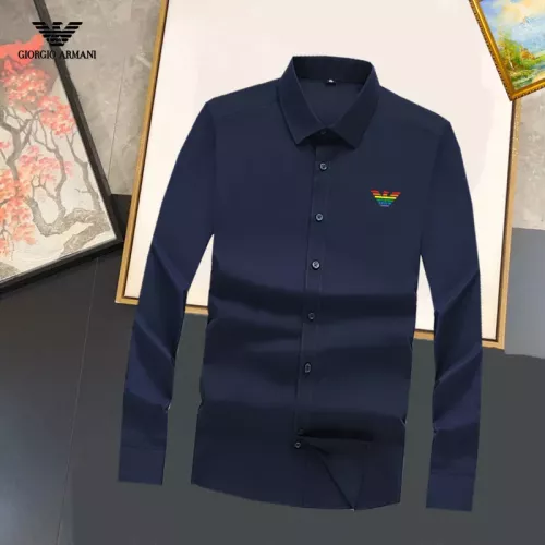 Armani Shirts Long Sleeved For Unisex #1376205 $40.00 USD, Wholesale Replica Armani Shirts