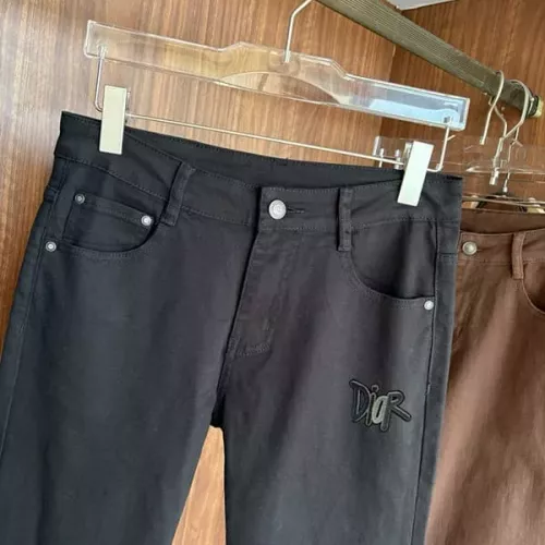 Replica Christian Dior Jeans For Men #1376348 $48.00 USD for Wholesale