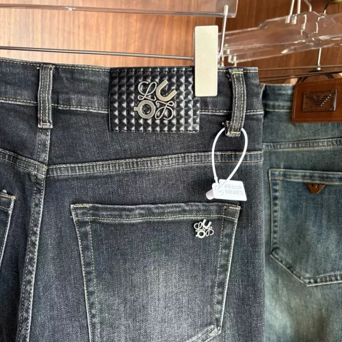 Replica LOEWE Jeans For Men #1376354 $48.00 USD for Wholesale