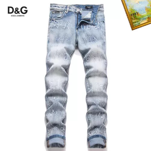 Replica Dolce & Gabbana D&G Jeans For Men #1376377 $48.00 USD for Wholesale
