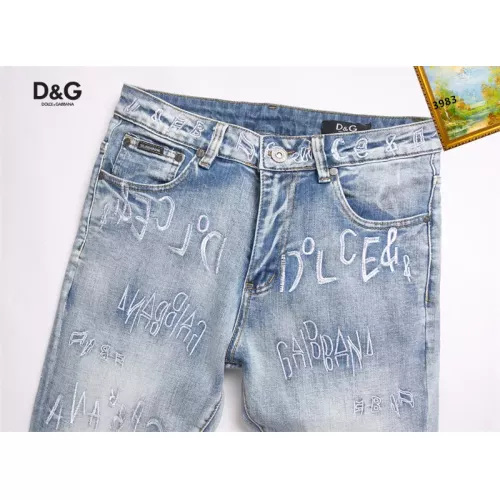 Replica Dolce & Gabbana D&G Jeans For Men #1376377 $48.00 USD for Wholesale