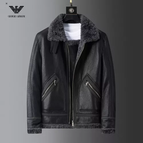 Armani Jackets Long Sleeved For Men #1376398 $128.00 USD, Wholesale Replica Armani Jackets