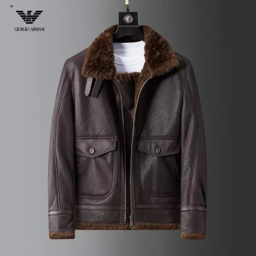 Armani Jackets Long Sleeved For Men #1376400 $128.00 USD, Wholesale Replica Armani Jackets