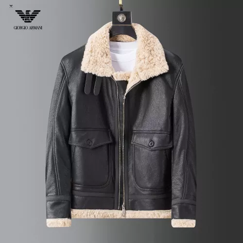 Armani Jackets Long Sleeved For Men #1376401 $128.00 USD, Wholesale Replica Armani Jackets